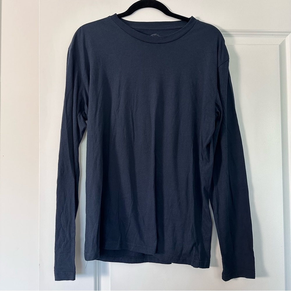 True Classics (Large) Longsleeve Crewneck T-Shirt- Navy